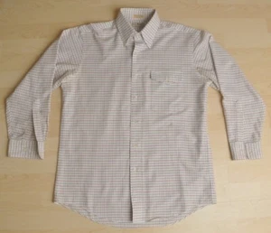 L.L. Bean Plaid Striped Button Front Dress Shirt Mens Size 16-32 (Large) - Picture 1 of 6