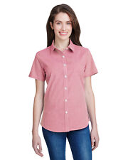 Artisan Collection by Reprime Ladies 100% Cotton Microcheck Gingham Shirt RP321