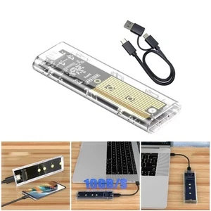 Two Protocols Solid Disk Enclosure Box Intelligent Digital Display USB3.2 10G - Photo 1/11