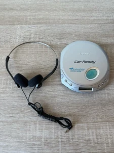 Sony Walkman D-E356CK Silver Lecteur CD prêt pour la voiture avec casque Sony - Excellent - Photo 1/5