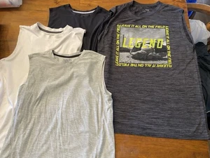 Boys Sleeveless Sports Tanks Size Large - Picture 1 of 3