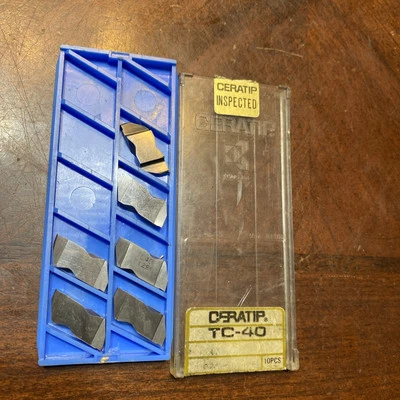 Qty.6 Ceratip KCMP-3125R Carbide Threading Inserts Grade TC-40 (C22) - Image 1 of 4