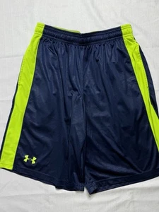 Under Armour Loose Fit Athletic Shorts Blue/Green Men's Size Medium - Picture 1 of 6