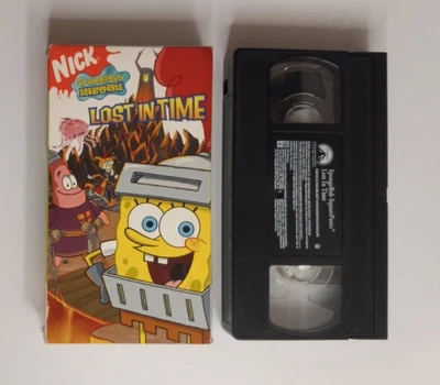 SpongeBob SquarePants: Lost in Time (VHS, 2006) Nickelodeon Cartoon - RARE - Image 1 of 2