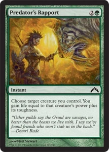 Predator's Rapport -Foil Medium Play MTG Gatecrash - Picture 1 of 1
