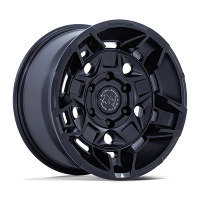 17x8.5 Black Rhino Hard Alloys BR028 Guard Matte Black Wheel 6x5.5 (0mm) - Image 1 of 4