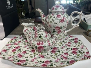 Victorias Garden Teeservice 5-teilig! Neuwertig  - Bild 1 von 24