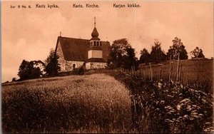 Finlandia Iglesia Karis Karjaan Kirkko Karls Postal B260 - Imagen 1 de 2