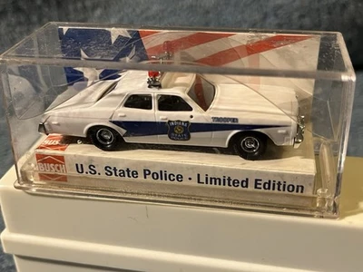 Busch HO 1/87 scale Dodge Monaco "Indiana State Police" Car  NIB - Image 1 of 4