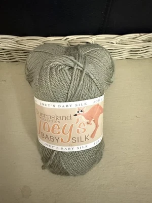 2x Queensland Collection Joey's Baby Silk/Wool/Bamboo Khaki Sport 164 yds Each  - Image 1 of 2