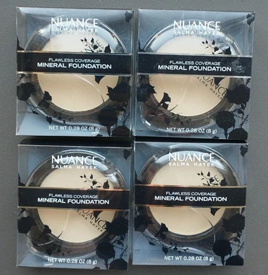 Pack of 4 New Nuance Salma Hayek Mineral Foundation 220 Light 0.28oz - Image 1 of 2