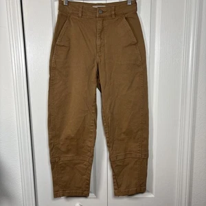 Everlane The Utility Barrel Pant Jeans Oak Brown Women's Size 2 Organic Cotton - Picture 1 of 11