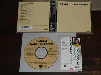 TODD RUNDGREN Faithful CD Japan 12 tracks Bearsville VDP-28021 obi - Imagem 1 de 2