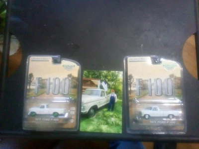 Greenlight 1973 FORD F-100 White Pickup jesse Dukes Of Hazzard Regular An Chase. - Image 1 of 4