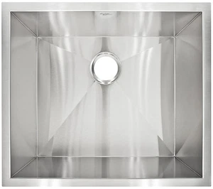 Diseñador de fregadero 23" acero inoxidable esquinas radio cero radio LP1 de LessCare - Imagen 1 de 4