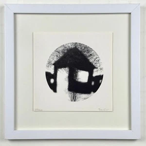 FRANKLIN ALVAREZ La Huella Multiple 2002 signed framed original Cuban engraving - Picture 1 of 2