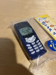 BAB Build a Bear Workshop NEW Blue Toy Cell Phone Accessory BABW Working - Picture 1 of 5