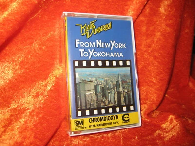 WERSI ORGAN KLAUS WONDERLICH CASSETE DE NOVA YORK PARA YOKOHAMA - Imagem 1 de 3