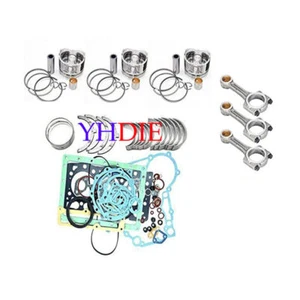 D902 New Overhaul Rebuild Gasket Kit with Connecting Rod Fits For Kubota Engine - Picture 1 of 1