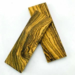 Cuchillo de madera Bocote escalas espacios en blanco empuñaduras para pistola manijas de puerta muebles incrustaciones de madera - Imagen 1 de 4