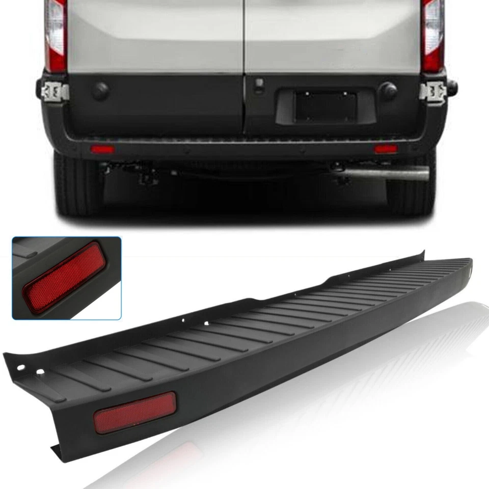 For 15-22 Ford Transit Pass Van 150 250 350 Rear Bumper Cover With Reflectors Foto 1 de 4