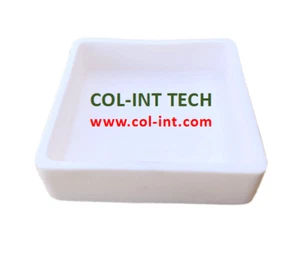 Alumina (99.3%) Spuare Sample Boat W40xL40xH20mm 25mL - Picture 1 of 1