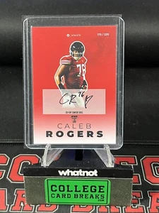 Caleb Rogers 175/220 2024 arranque automático atleta radiocontrol fútbol americano S-12 Texas Tech *CCB* - Imagen 1 de 2