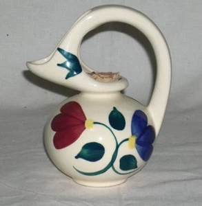 JARRA DE MIEL DE CERÁMICA PURINTON vintage patrón de pétalos años 50 - Imagen 1 de 5