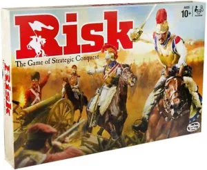 Risk Game, Strategy Board Game Updated Figures Improved Mission Cards War Crates - Picture 1 of 3