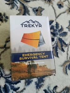 TREKYR Emergency Tent Survival Tent 2 Person Waterproof for Hiking Survival Kit - Picture 1 of 9