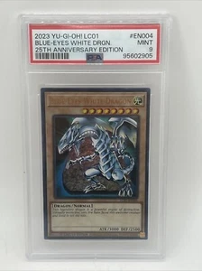Yu-Gi-Oh! 25th Anniversary LC01-004 blauäugiger weißer Drache - PSA 9 - Bild 1 von 2