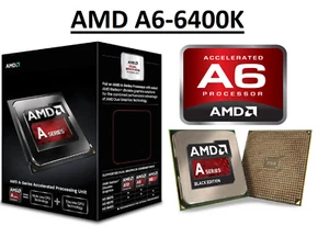 AMD A6-6400K Dual Core ''Richland'' Processor 3.9 - 4.1GHz, Socket FM2, 65W CPU - Picture 1 of 4