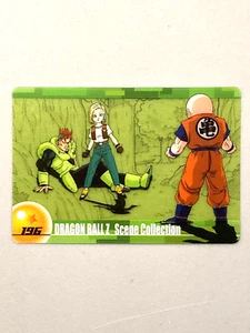 Android 16, 18, Krilin 196 Dragon Ball Morinaga Escena Colección Tarjeta Japonesa - Imagen 1 de 2