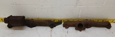 Colector de escape usado OEM GM RH+LH 371 568926 / 568677 1957-58 Olds 88-98 (M14) Foto 1 de 4