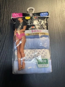 Fruit Of The Loom Ultra Soft 5 Hipster Womens Underwear Size 8 XL Panties Hi Cut - Picture 1 of 2