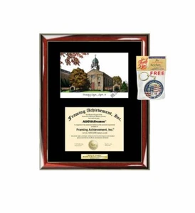 AllGiftFrames University of Dayton Diploma Frame Lithograph Degree Graduation Fr - Picture 1 of 8
