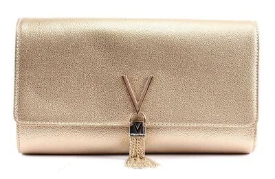 VALENTINO Divina Lady Clutch Clutch Tasche Oro goldfarben Neu