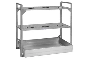 Fassregal mit GFK Auffangwanne für 6 x 60 Liter Fässer Typ 360 - Bild 1 von 1
