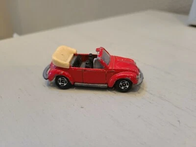 Tomica Pocket Cars VOLKSWAGEN Convertible NºF20 Tomy 1/60 Rojo 1977 Hecho en Japón Foto 1 de 4