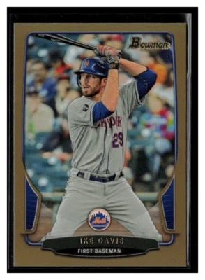 2013 Bowman Gold #72 Ike Davis - Image 1 of 2