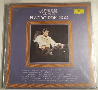 PLACIDO DOMINGO - LO MEJOR DE LOS GRANDES VIRTUOSOS - MEXICAN LP, STILL SEALED - Image 1 of 2