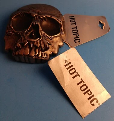 Hebilla de cinturón de calavera de metal punk gótico☆Nuevo con etiquetas de tema candente☆Rocker Biker Foto 1 de 4