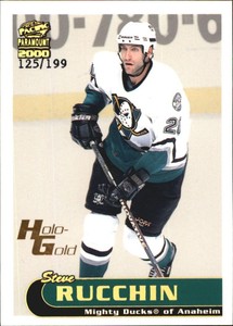 1999-00 (DUCKS) Paramount Holographic Gold #6 Steve Rucchin /199