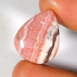 28.15Cts. 100% Natural Red RHODOCHROSITE Pear Cabochon Gemstone - Picture 1 of 3