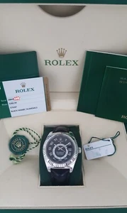Rolex Sky-Dweller 326139 42 mm Black Dial 18K White Gold with Box & Card - Picture 1 of 9