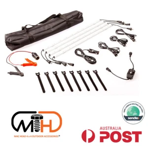 12V Rigid Light Bar LED Strip Camping Waterproof Connector Combo Kit Aluminium - Picture 1 of 9