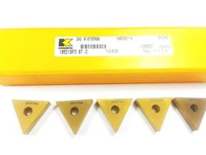 Kennametal DWG 410765R00 500243-14 SP97AS Carbide Inserts (5 Inserts) (J181) - Picture 1 of 1