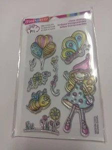 Juego de estampillas transparentes Stampendous!® Pink Your Life Whisper Fly SSCP106 NUEVO - Imagen 1 de 1