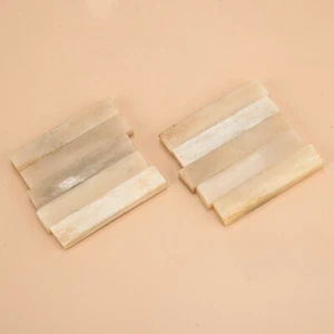 Buffalo Bone Sattel Leere Nuss Ungebleicht for Gitarre Bass Luthier 10Pcs - Picture 1 of 4