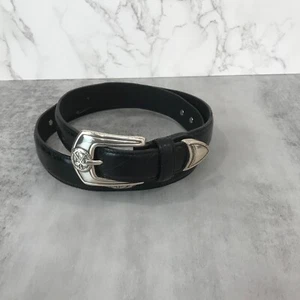 Aquarius Golf Black Leather Belt With Golf Club Conchos Mens Womens 36” - 42” - Picture 1 of 4
